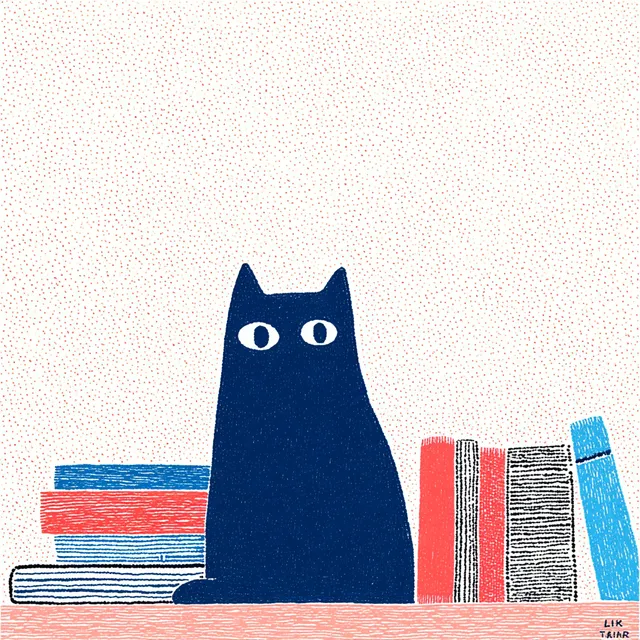 Curious Cat Among Books