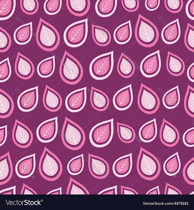 Free: Decorative abstract seamless pattern with leaf vector image ...