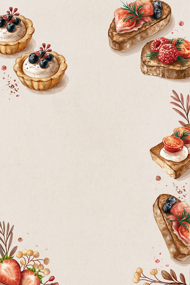 Free: Elegant Catering Menu Design with Tartlets and Bruschetta - nohat.cc