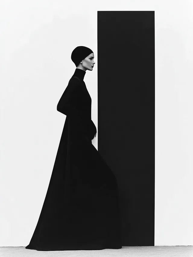 Free: Elegant Model Against Abstract Gallery Artwork - nohat.cc