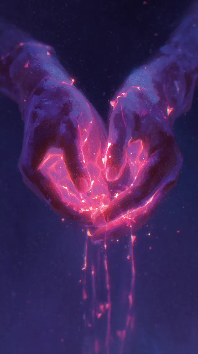 Ethereal Connection: Hands of Light