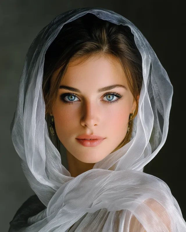 Ethereal Portrait of a Young English Model in Soft Natural Light