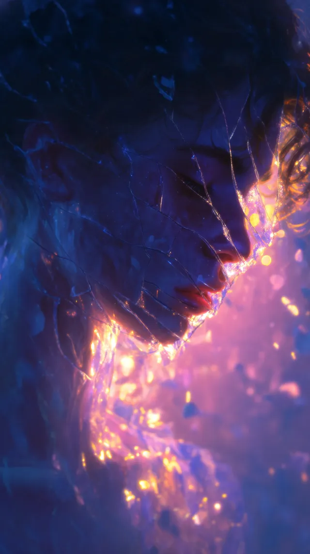 Fragmented Emotions: A Portrait of Inner Chaos
