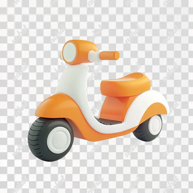 Fun 3D Cartoon Electric Scooter for Kids - Playful Design