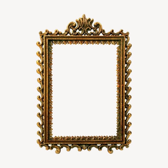 Gold mirror frame, vintage decor | Free Vector - rawpixel