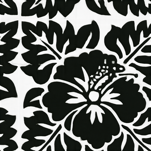 Free: Hawaiian Quilt Pattern - Hibiscus Blossom Design - nohat.cc