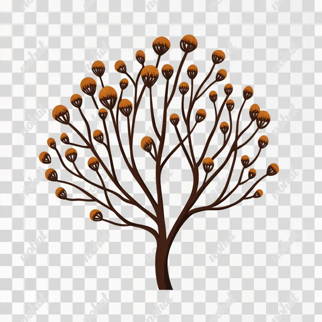 Hopeful Hands: A Minimalist Tree Illustration