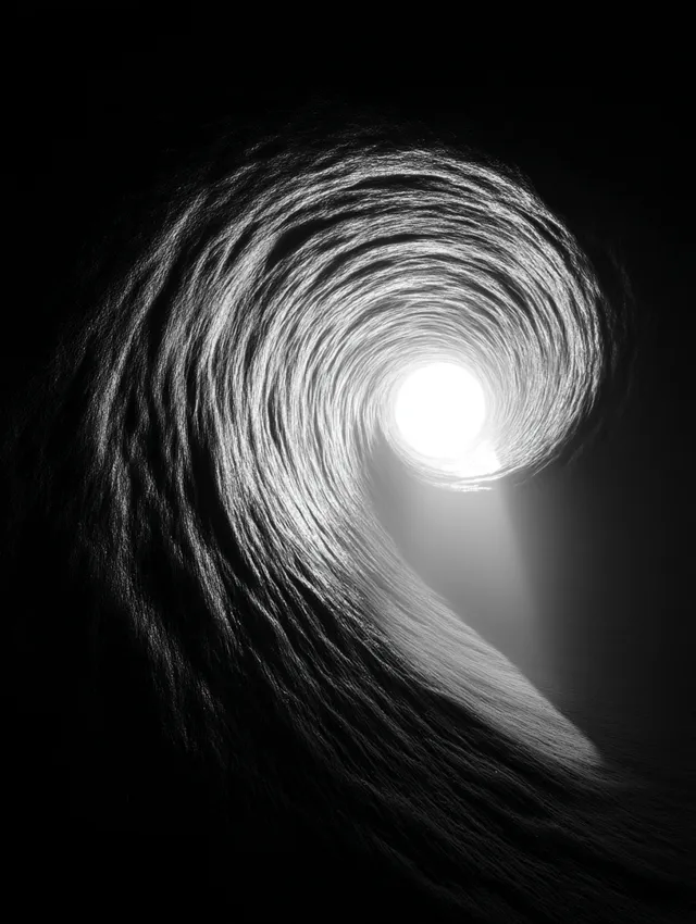 Illuminated Vortex of Light