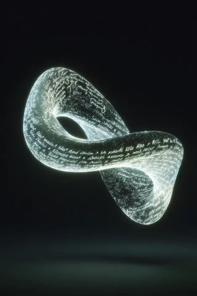 Infinite Productivity: A Glowing Möbius Strip