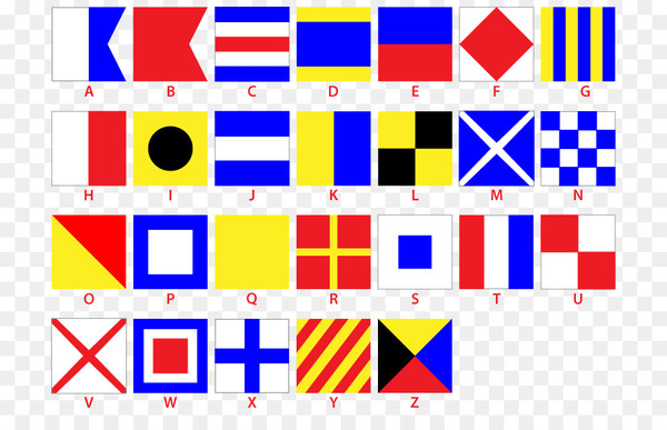 Free: International maritime signal flags Alphabet Flag semaphore ...