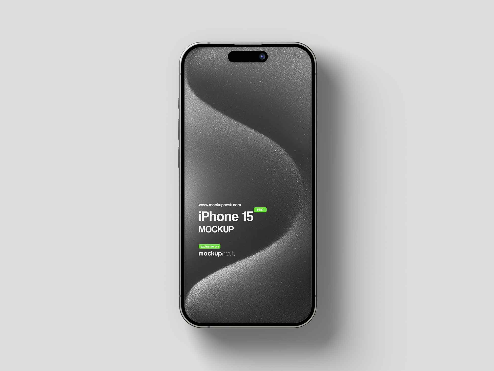 Free: iPhone 15 Pro Mockup - nohat.cc