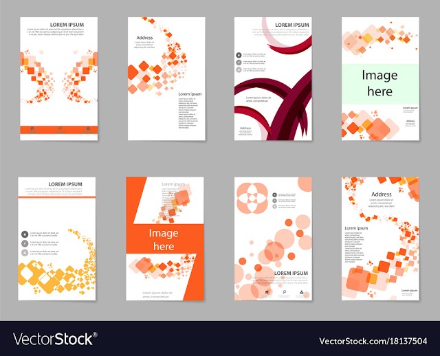 Free: Mega pack brochure design template flyer set vector image - nohat.cc