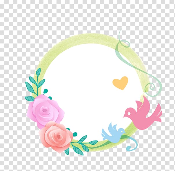 Multicolored floral decor, Euclidean Wreath Garland, Garland transparent background PNG clipart