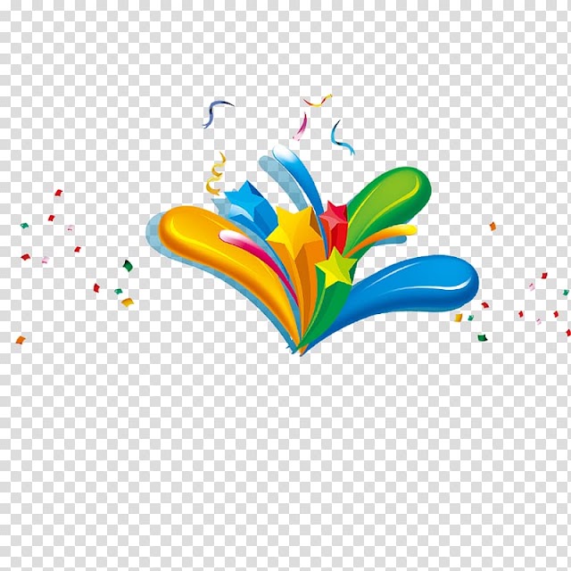 Multicolored party decor , Birthday Ribbon, Birthday ribbons decorated transparent background PNG clipart