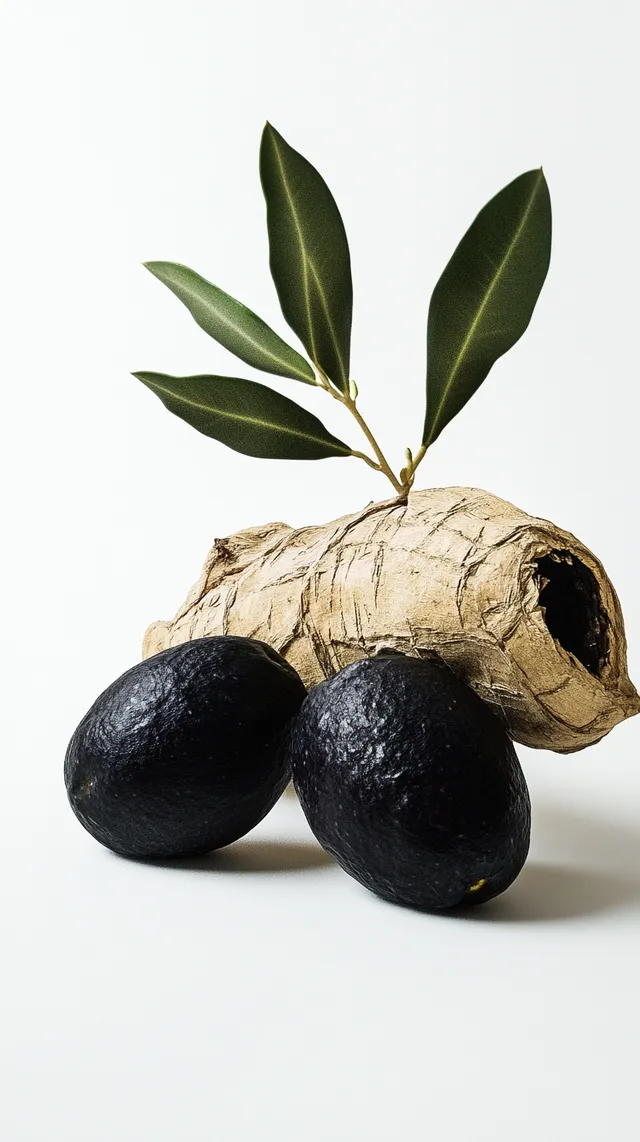 Olive and Ginseng: A Macro Photography Exploration