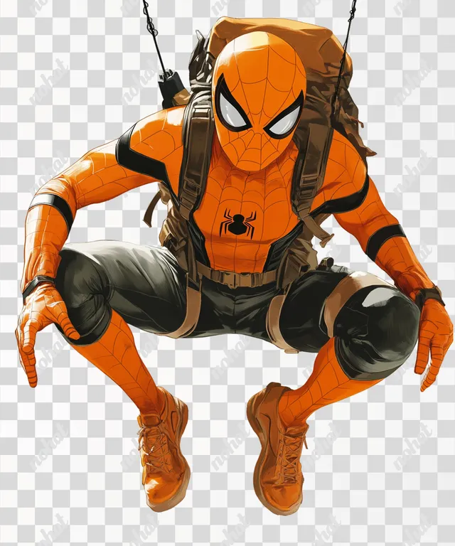 Orange Spiderman: Insurance Hero in Emergencies
