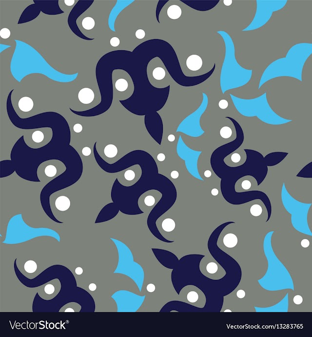 Seamless pattern vintage decorative elements vector image