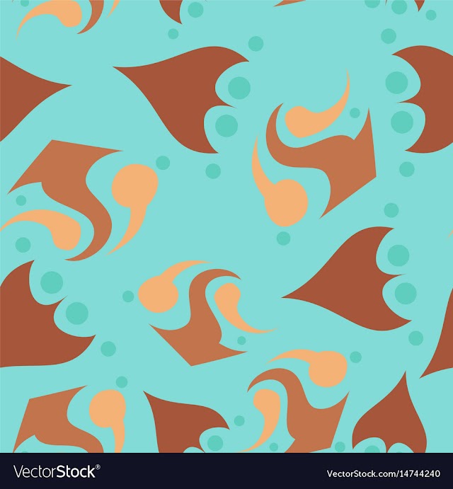 Seamless pattern vintage decorative elements vector image