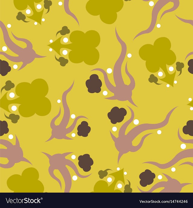 Seamless pattern vintage decorative elements vector image