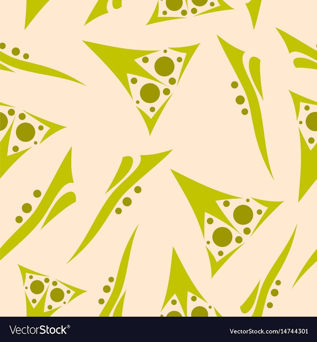 Seamless pattern vintage decorative elements vector image