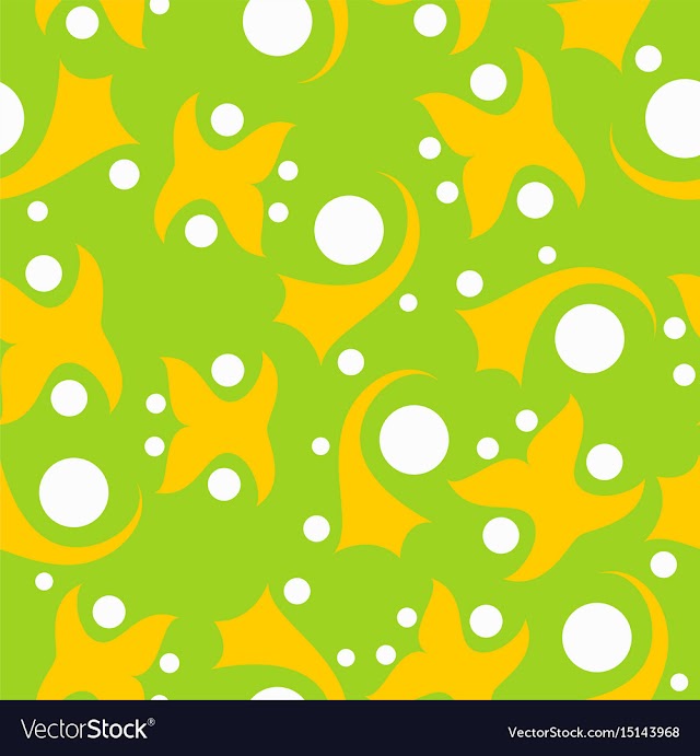Seamless pattern vintage decorative elements vector image