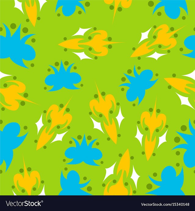 Seamless pattern vintage decorative elements vector image