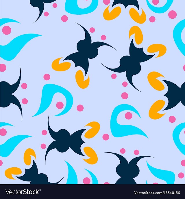 Seamless pattern vintage decorative elements vector image