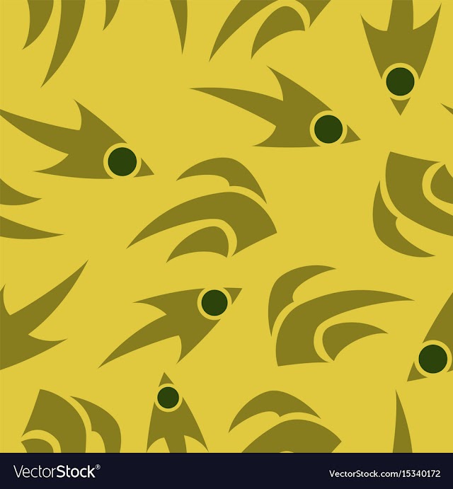 Seamless pattern vintage decorative elements vector image