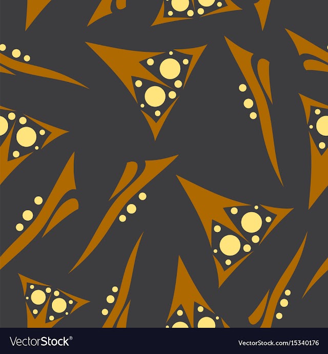 Seamless pattern vintage decorative elements vector image