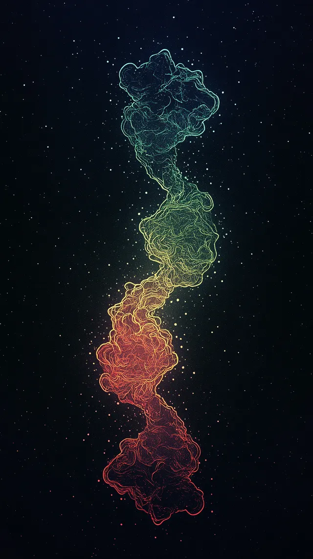 Serene Abstract Flow