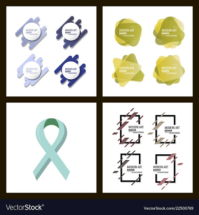 Set of a minimalistic hipster colored frame vector image