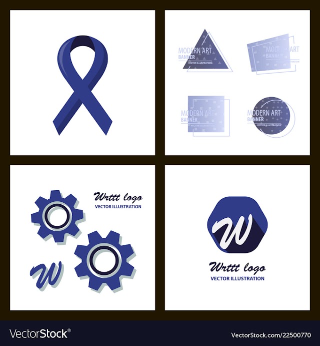 Set of a minimalistic hipster colored frame vector image