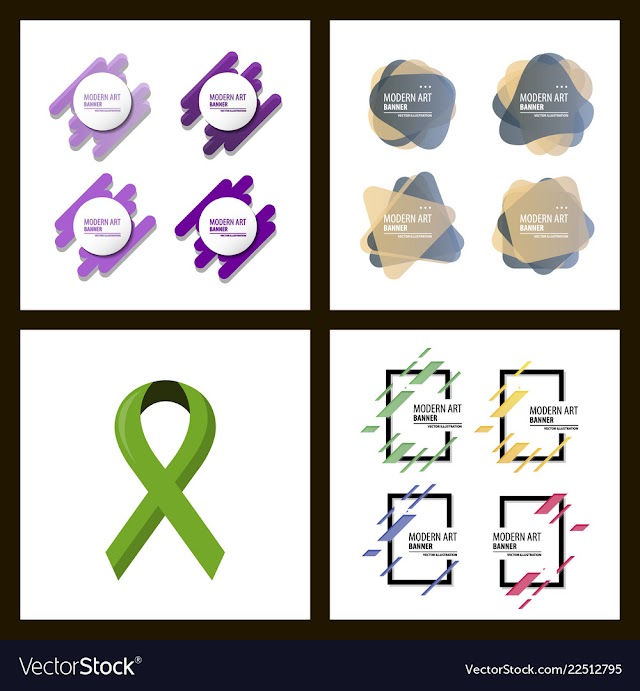 Set of a minimalistic hipster colored frame vector image