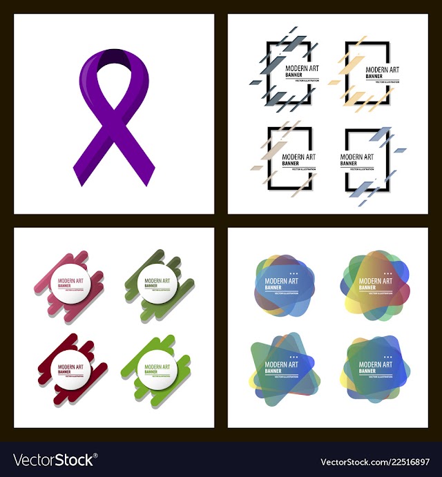 Set of a minimalistic hipster colored frame vector image