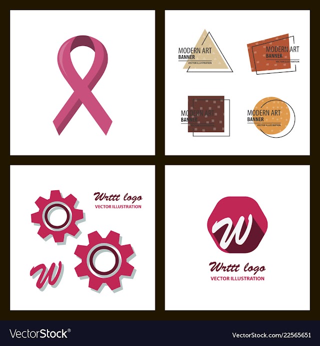 Set of a minimalistic hipster colored frame vector image
