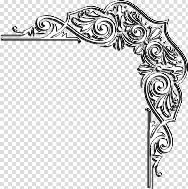 Free: Silver-colored frame , Border , Corner Border transparent ...