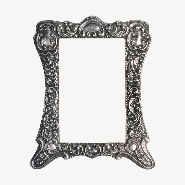 Silver ornamental frame, vintage decor | Free Vector - rawpixel