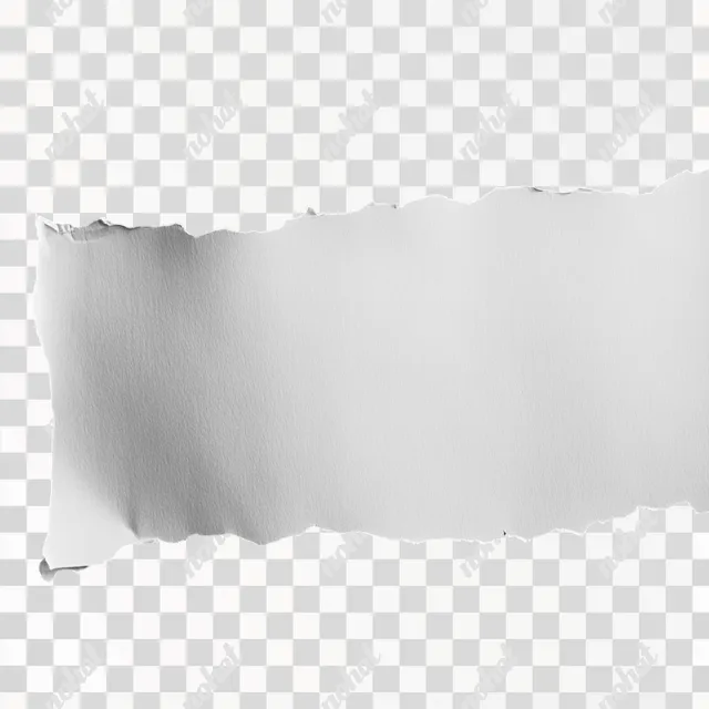 Torn Edge: The Contrast of White Paper on Black