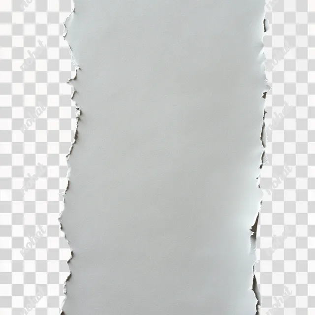Torn Edge White Paper: Perfect Canvas for Creative Designs