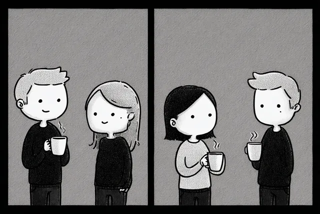 Warm Conversations Over Coffee