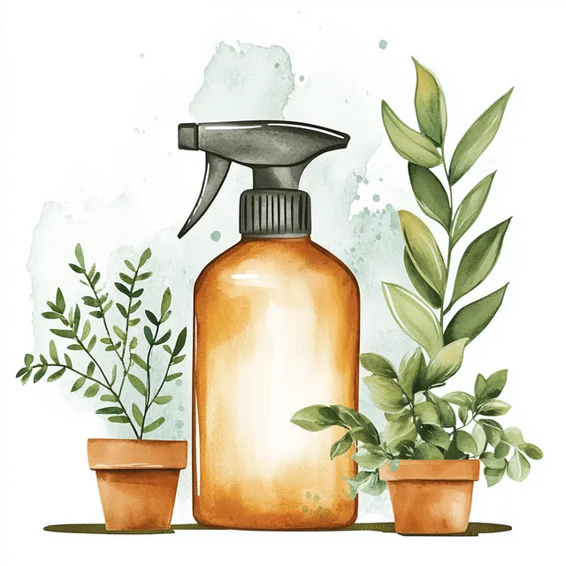 Watercolor Misting Spray Bottle for Houseplants
