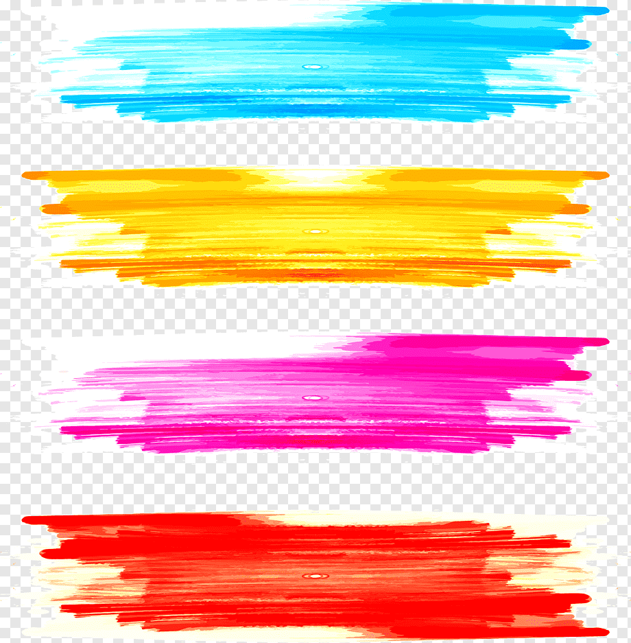 Watercolor painting Paintbrush, Graffiti watercolor brush, four assorted-color illustration, watercolor Leaves, text, rectangle png