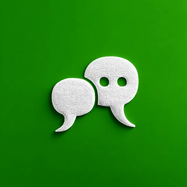WeChat Icon: Vibrant Communication Symbol