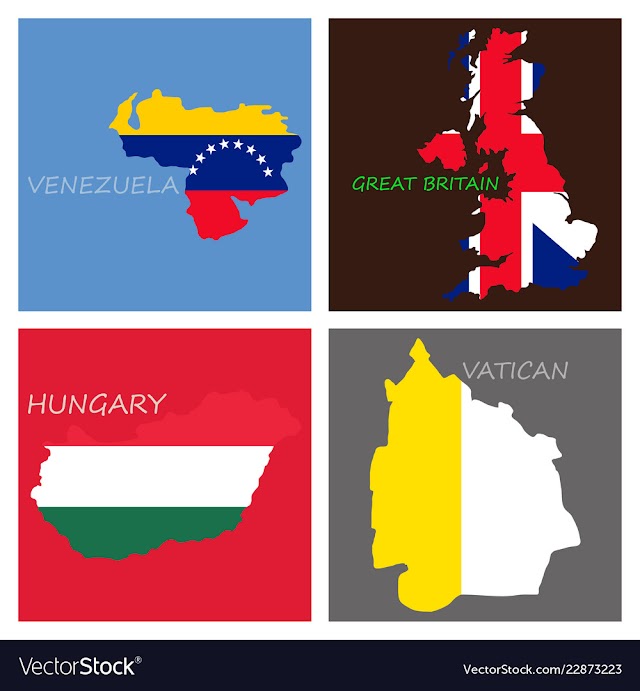 Free: World map-countries in color on white background vector image ...